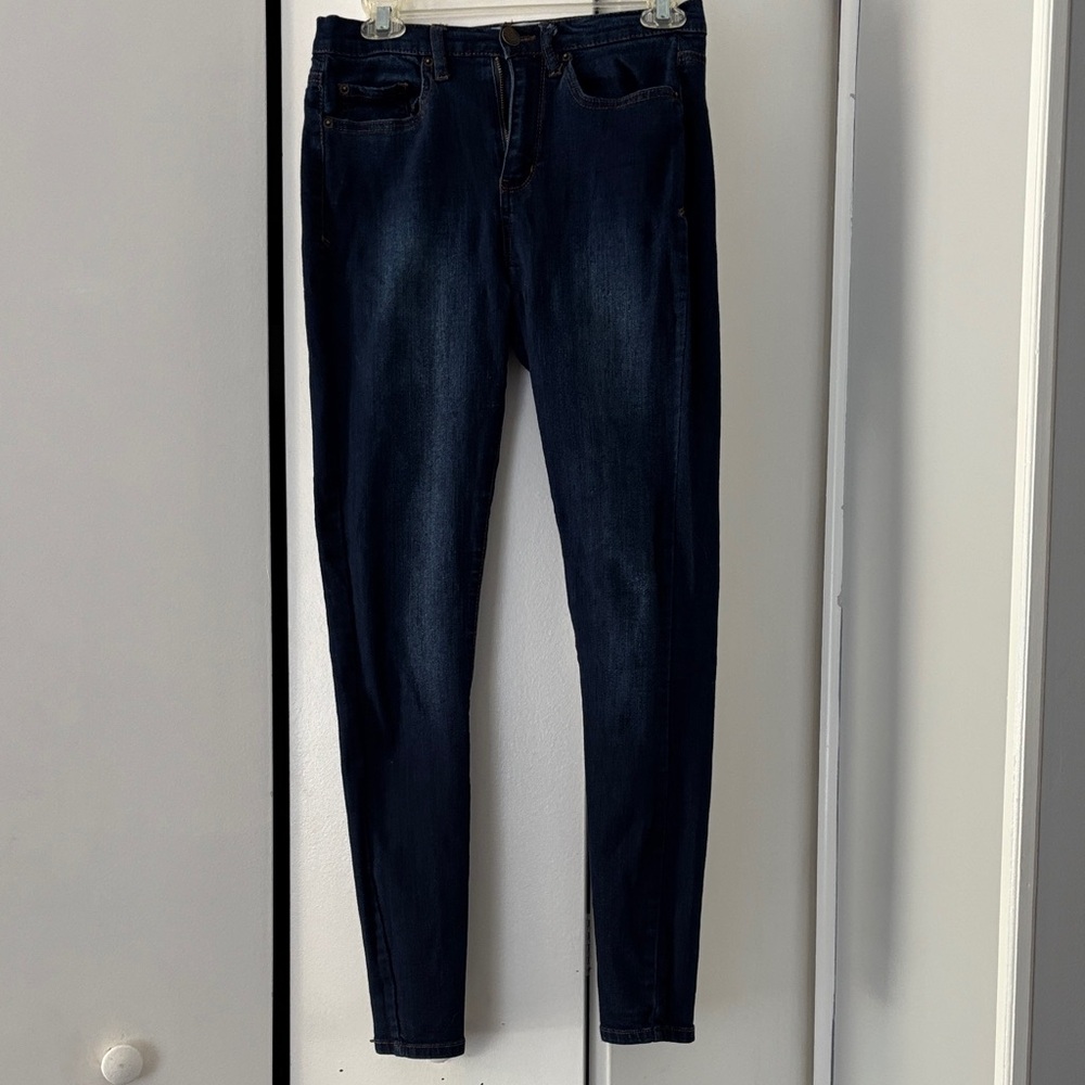 Mudd Women's Dark Blue High Rise Jean Legging